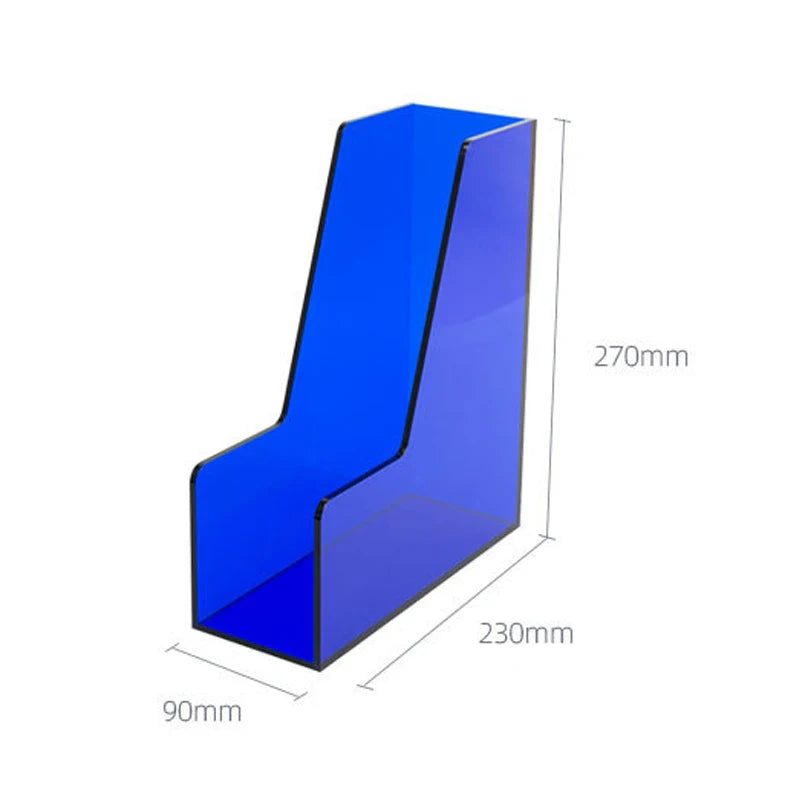 Color Desk Paper Organizer Tray Acrylic