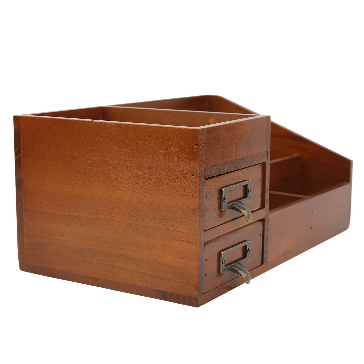 Wood Desk Organizer Antique Retro