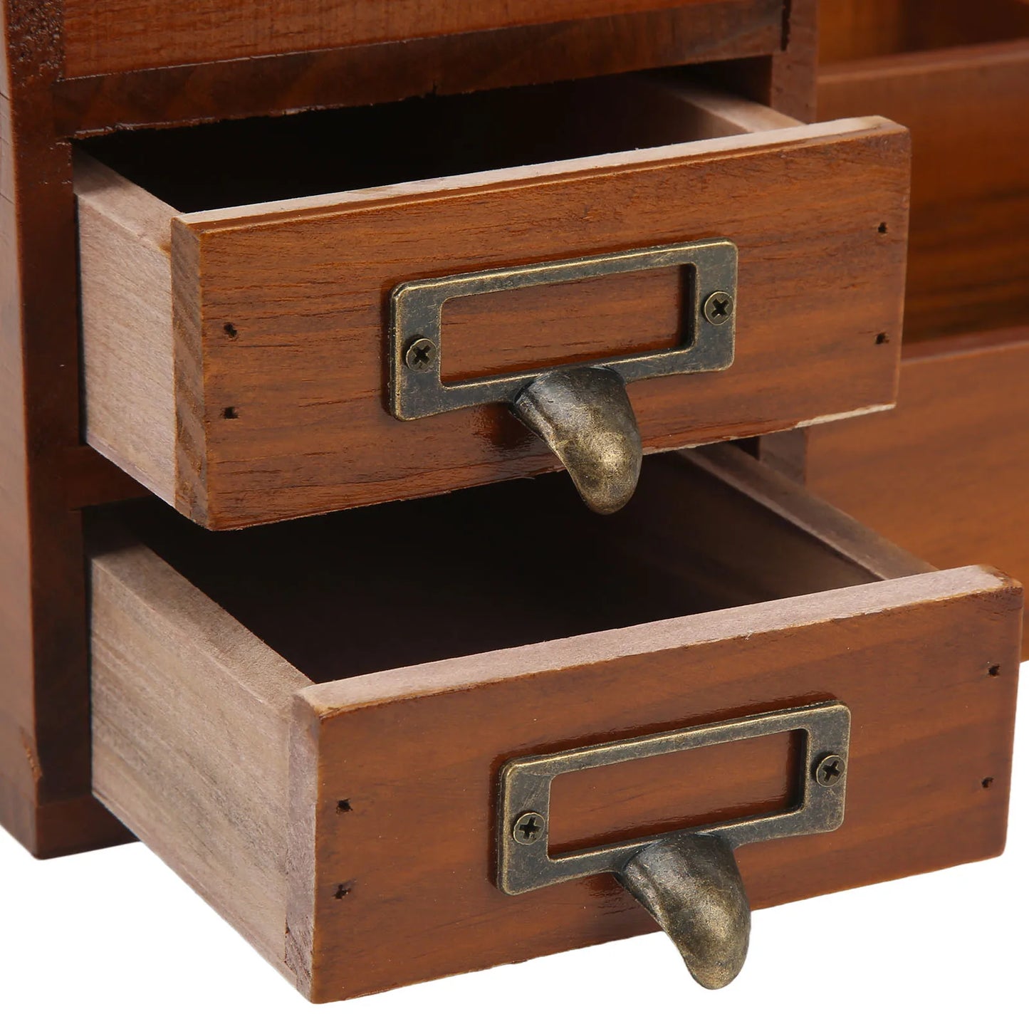 Wood Desk Organizer Antique Retro