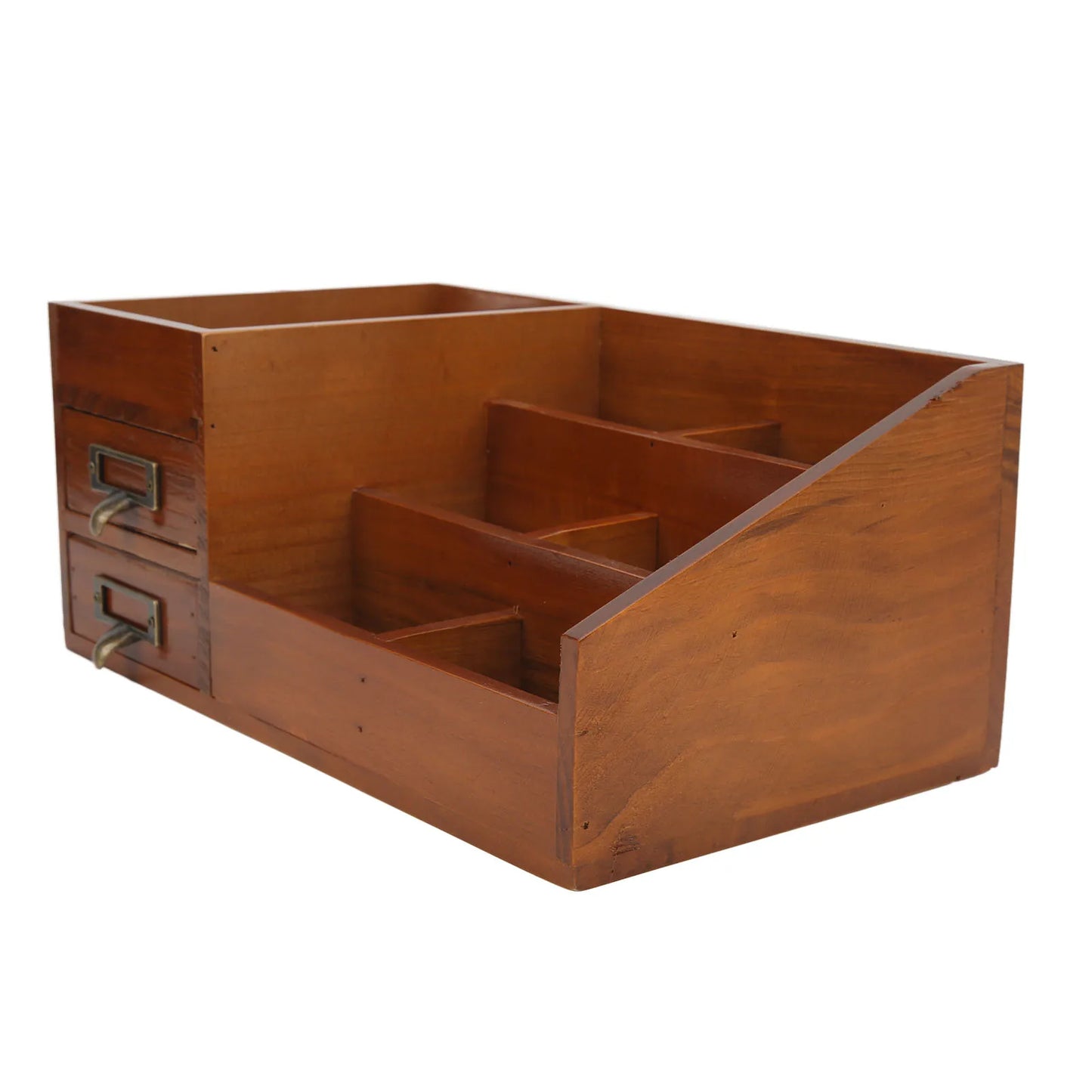 Wood Desk Organizer Antique Retro