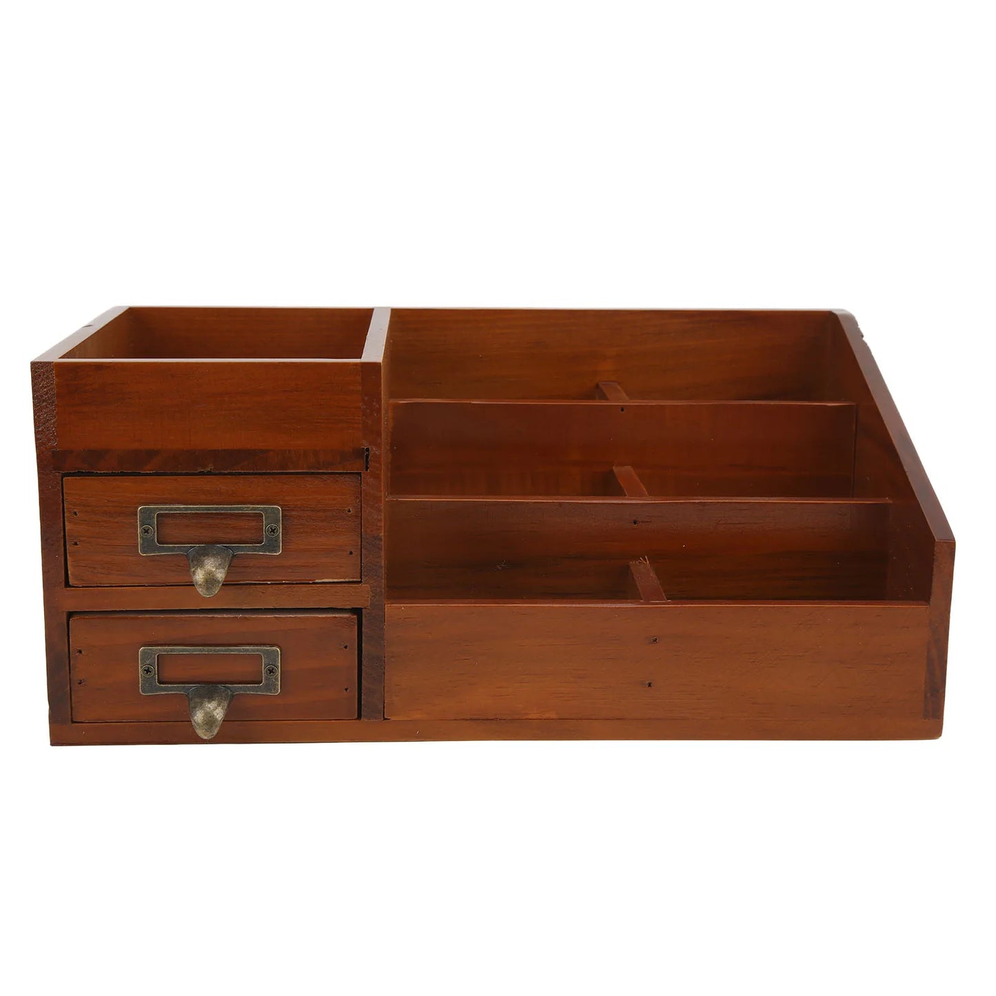 Wood Desk Organizer Antique Retro