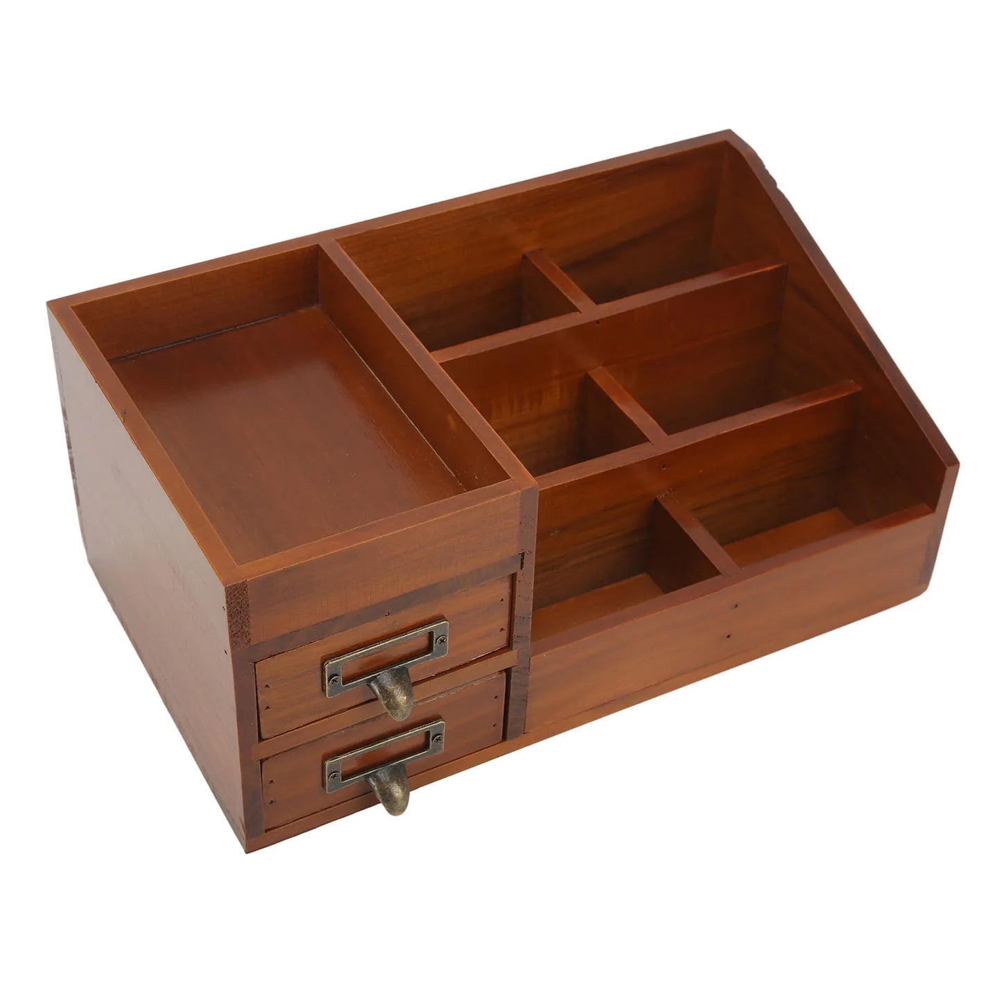 Wood Desk Organizer Antique Retro