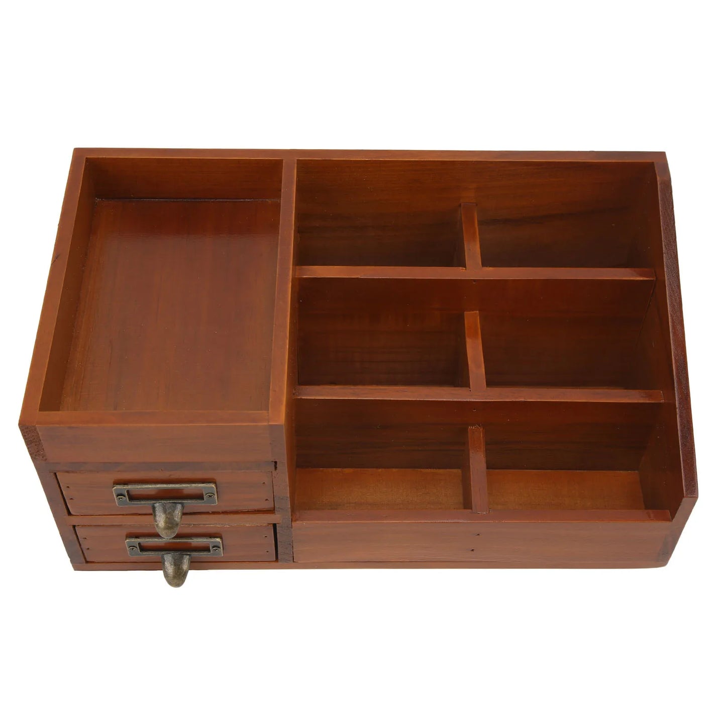 Wood Desk Organizer Antique Retro
