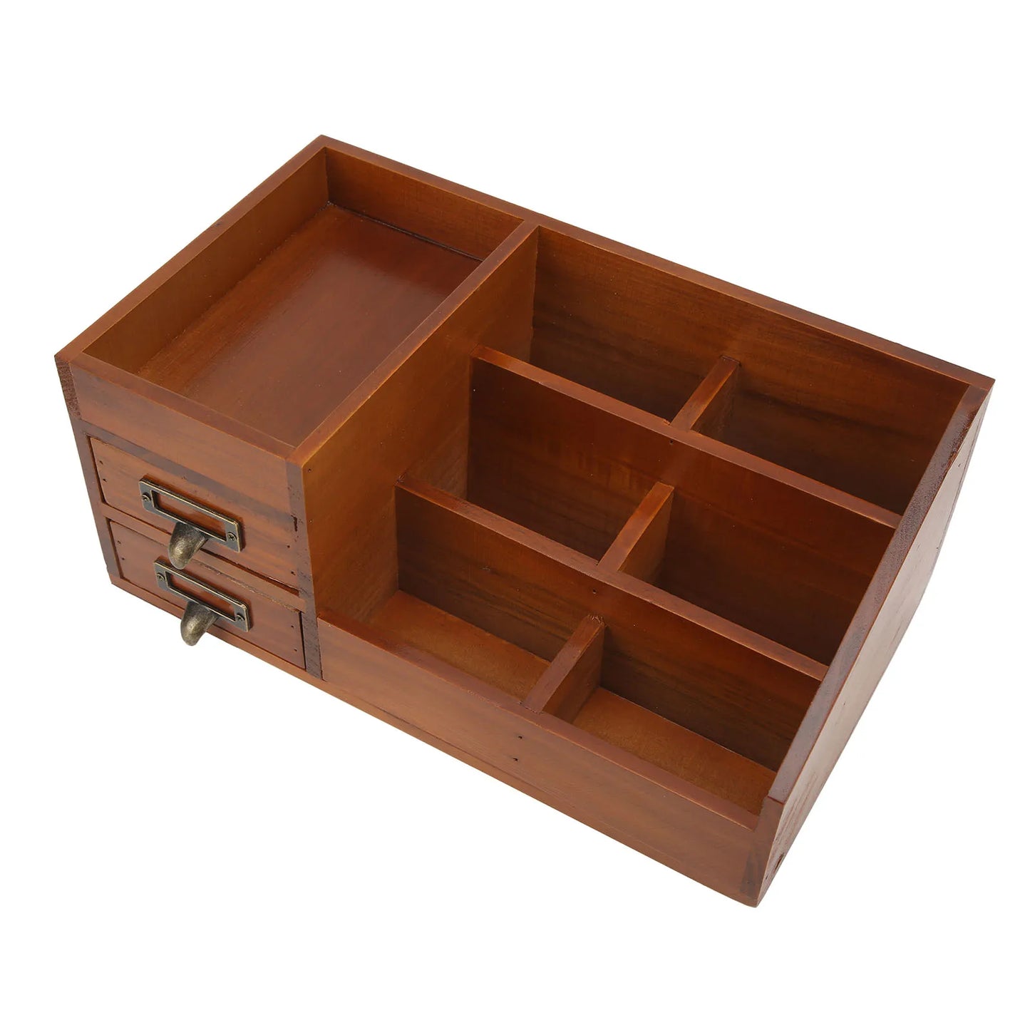 Wood Desk Organizer Antique Retro